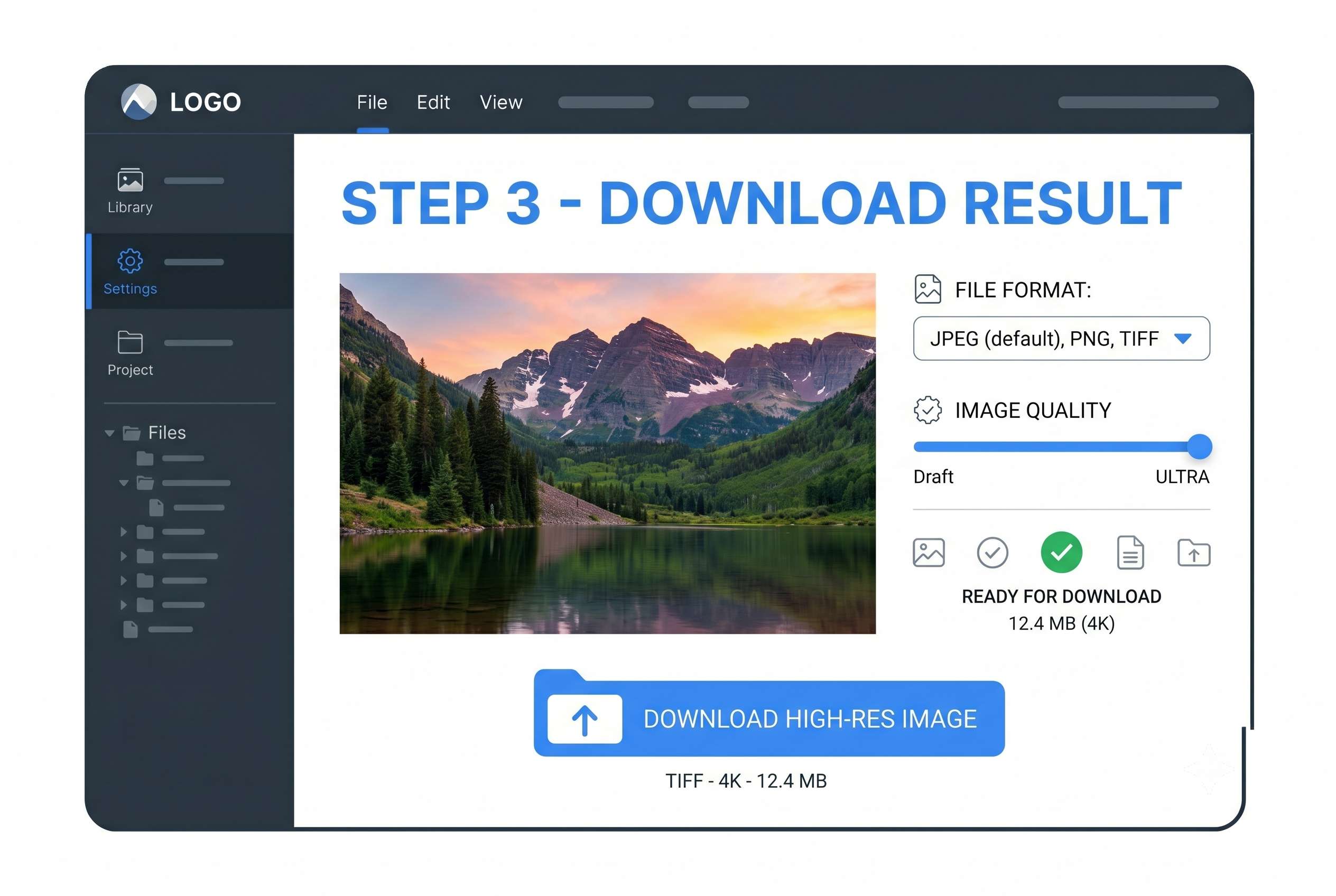 Step 3 - Download the result